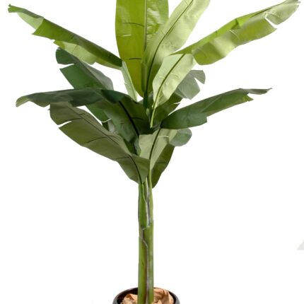 Künstlicher Bananenbaum, ca. 140cm, grün
