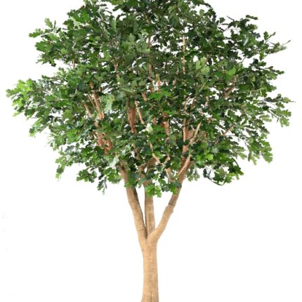 Künstlicher Eichenbaum, ca. 360cm hoch, grün