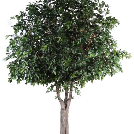 Künstlicher Eichenbaum, ca. 490cm hoch, grün